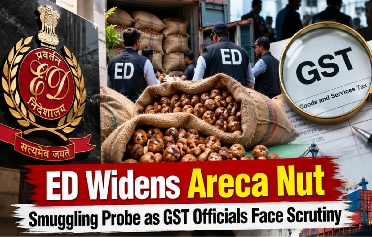 Areca Nut Smuggling Investigation Tracks Myanmar Routes Across Indian States