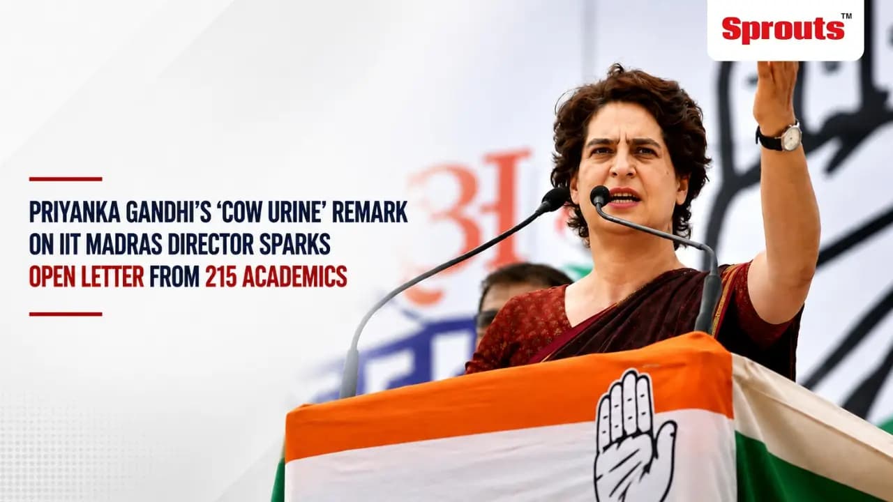 Priyanka Gandhi's 'Cow Urine' Remark Draws Protest From 215 Academics.