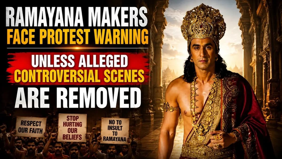 Ramayana Film Faces Protest Warning Over Alleged Religious Concerns.