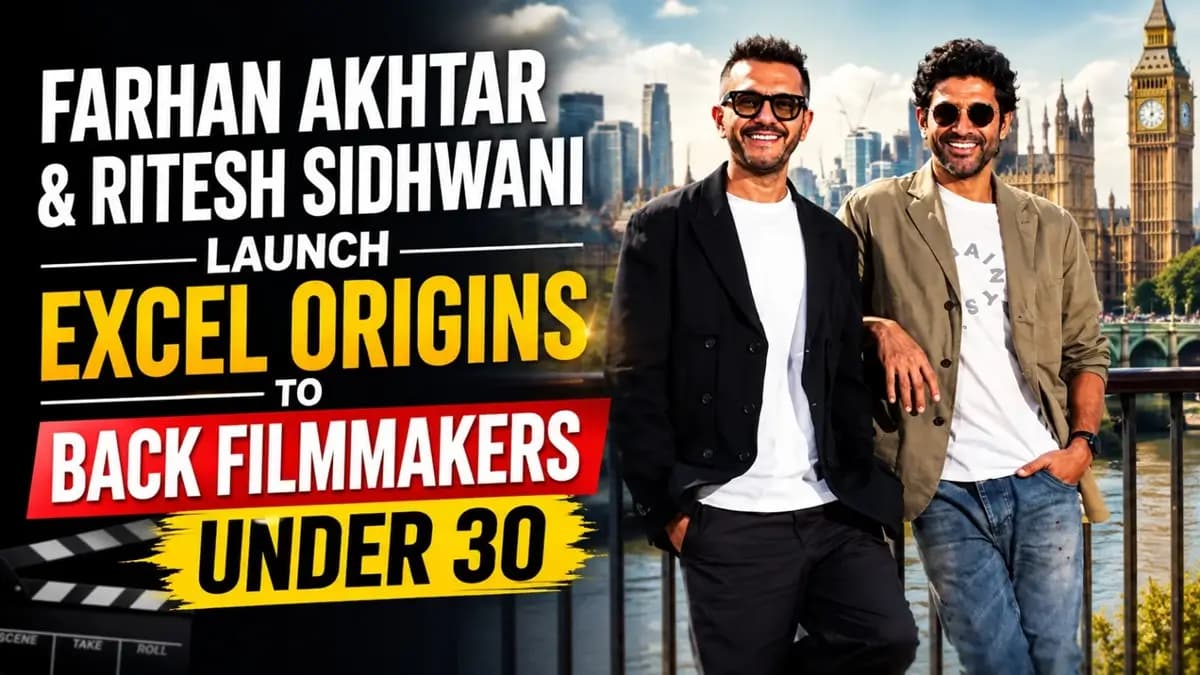 Farhan Akhtar, Ritesh Sidhwani Launch Excel Origins for Young Talent Under 30.