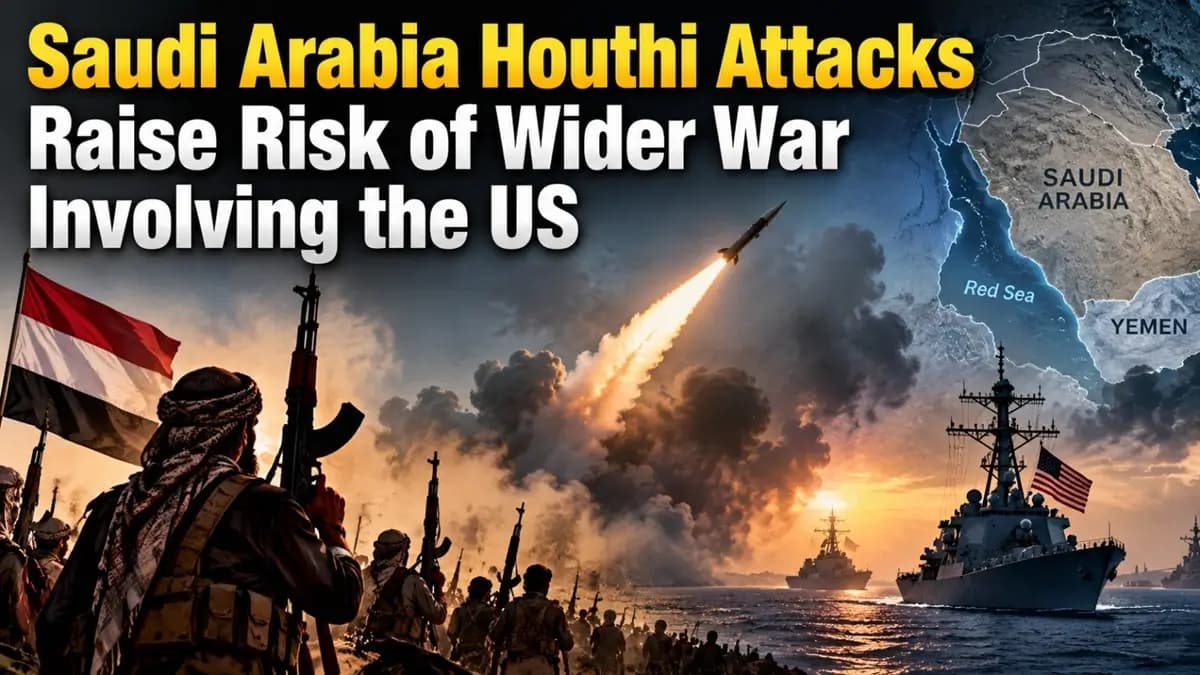 Saudi Arabia Houthi Attacks Raise Fears of Wider Regional Conflict
