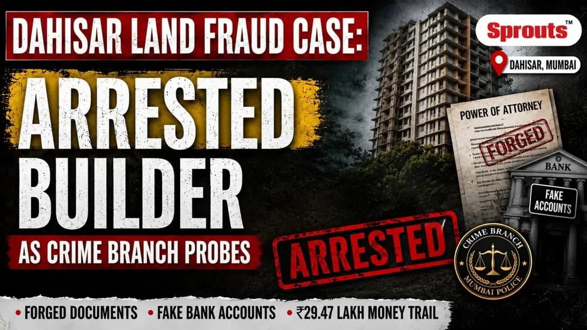 Crime Branch Arrests Builder Kalpesh Kanubhai Shah in Dahisar Land Fraud Case.