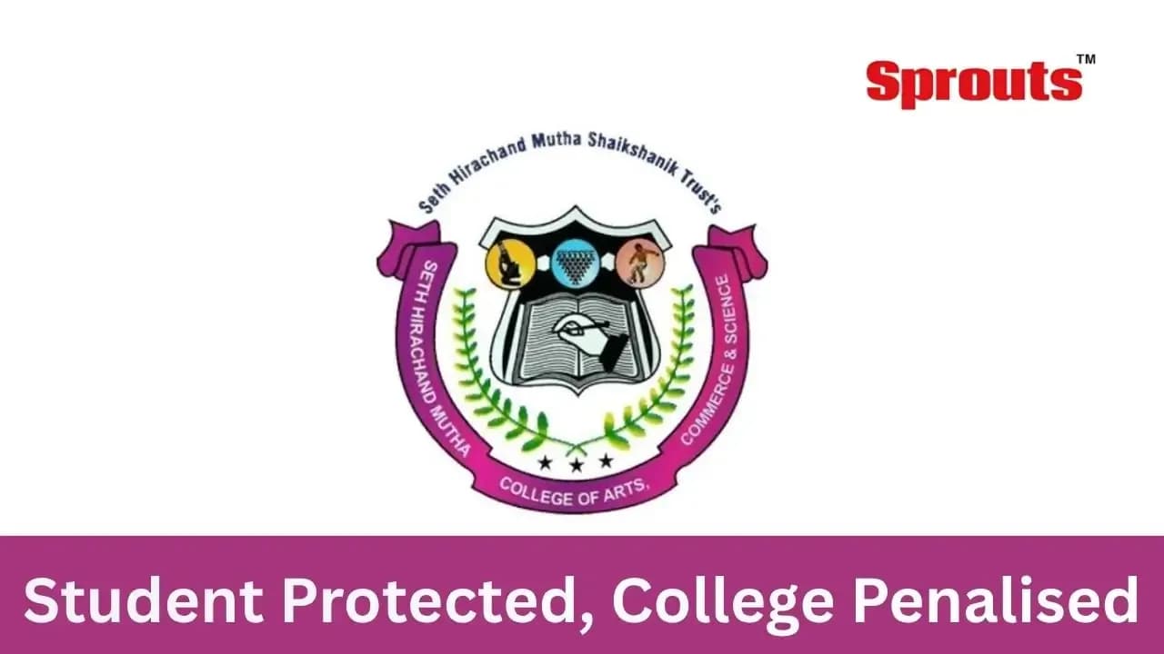 Seth Hirachand Mutha College Penalised Over Ineligible BMS Student Admission.