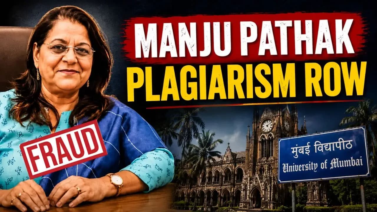 CHM College Principal Manju Pathak Named In Mumbai Plagiarism Complaint.
